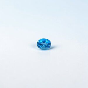 2.98 Carat Oval Blue Topaz Gemstone - Live Show Listing